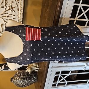 Stars and Stripes Patriotic Racerback Tank Top